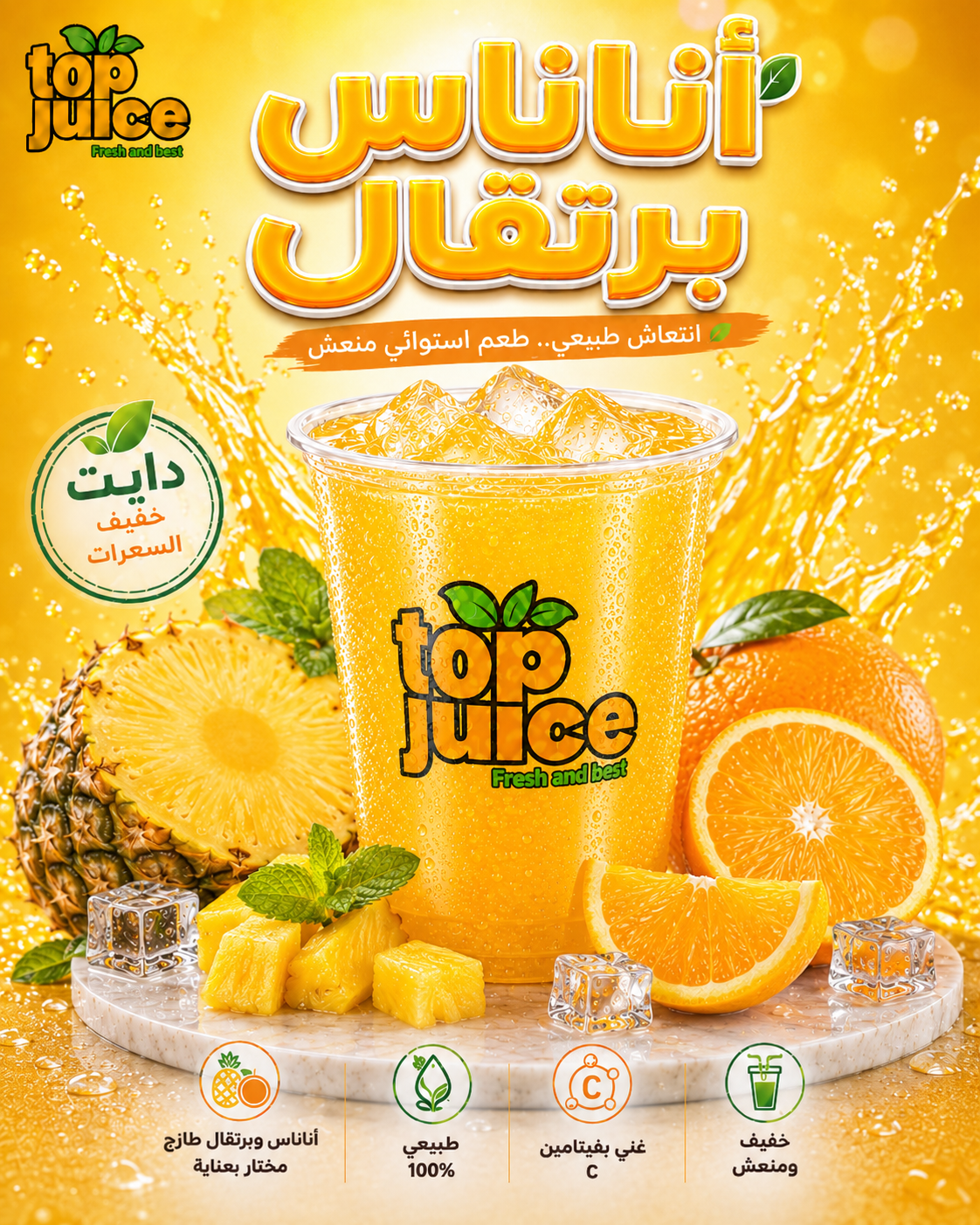 أناناس برتقال