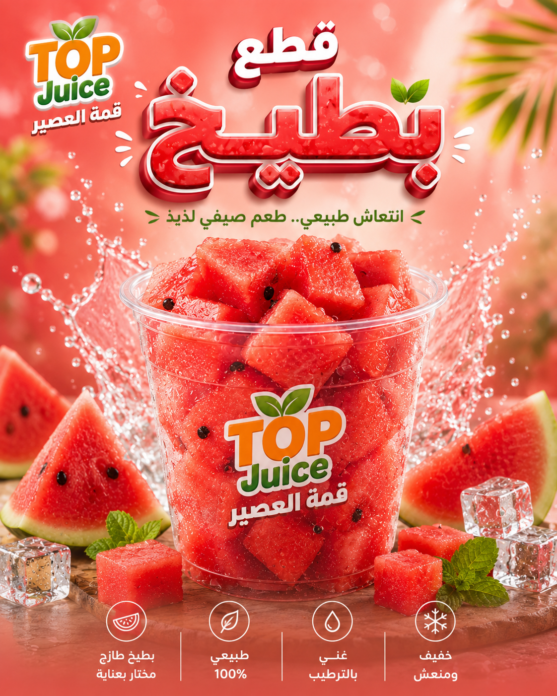 قطع بطيخ