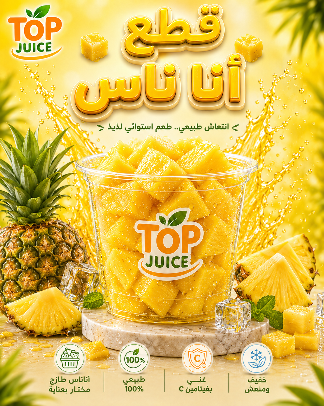 قطع أناناس